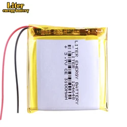 Good Qulity 3.7V,3100mAH 124648 Polymer lithium ion / Li-ion battery for tablet pc BANK,GPS,mp3,mp4