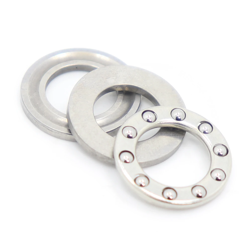 F6-12M F7-15M F8-14M F8-16M F10-18M Stainless steel cage Axial Ball Thrust Bearings 6x12x4.5 7x15x5 8x14x4 8x16x5 10x18x5.5 mm