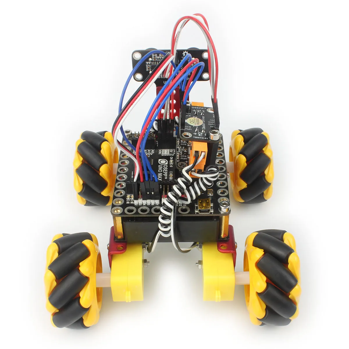 Mecanum Wheel RC Robot Car Kit For Arduino With TT Motor Scratch Graphic Programming STEM Toy