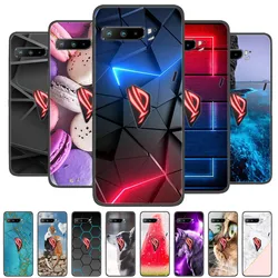 For ASUS ROG Phone 3 ZS661KS Case Phone Cover Silicone Soft TPU Back Cover for Asus ROG 5 ZS673KS Case ROG3 ROG5 Fundas Bumper