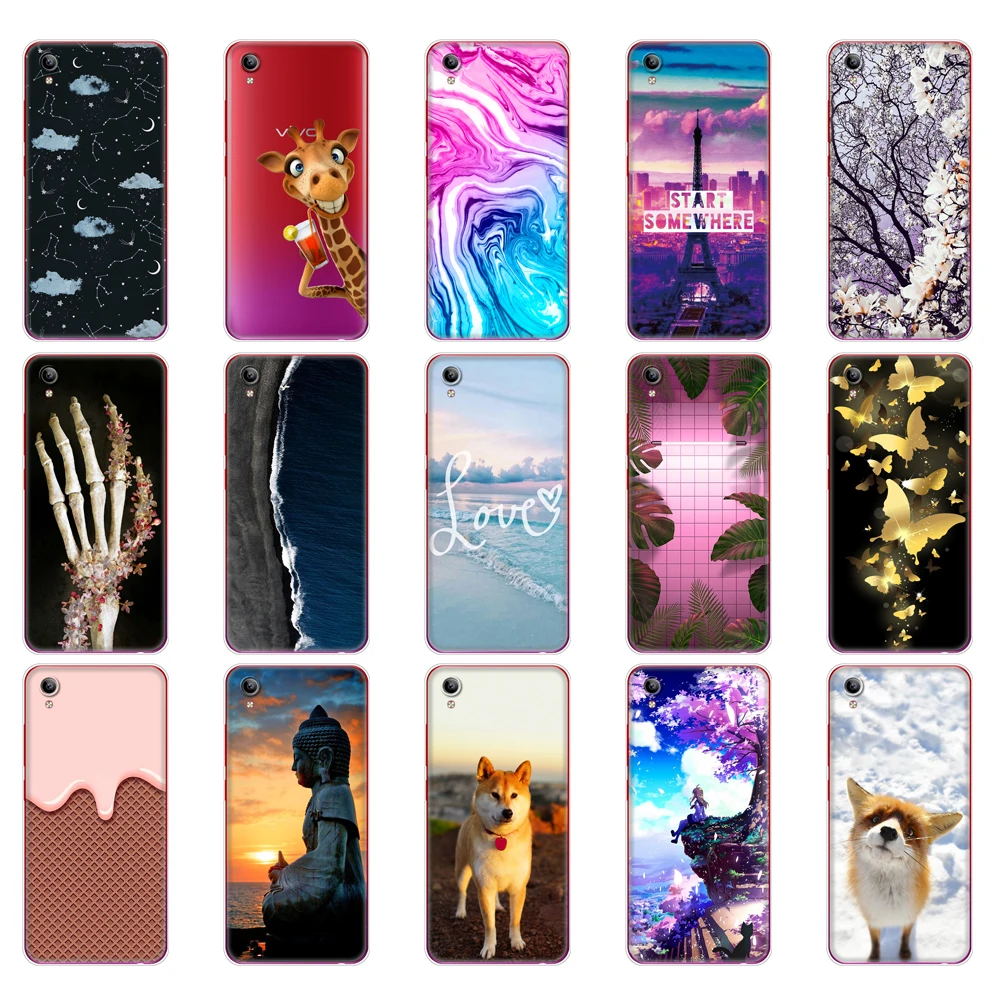 case For Vivo Y91C 6.22inch Case Soft TPU Phone Back cover for vivo Y91 C VIVOY91C Bumper Shell Skin shockproof cute cartoon image 3