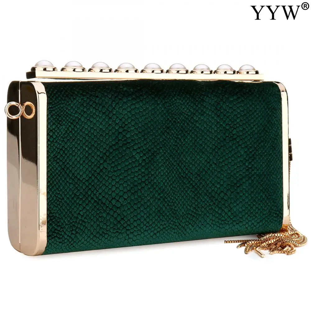 Luxury 2021 Women Velvet Clutch Bag With Pearl Tassel Exquisite Vintage Mini Wallet For Ladies Party Wedding Handbag Evening Bag