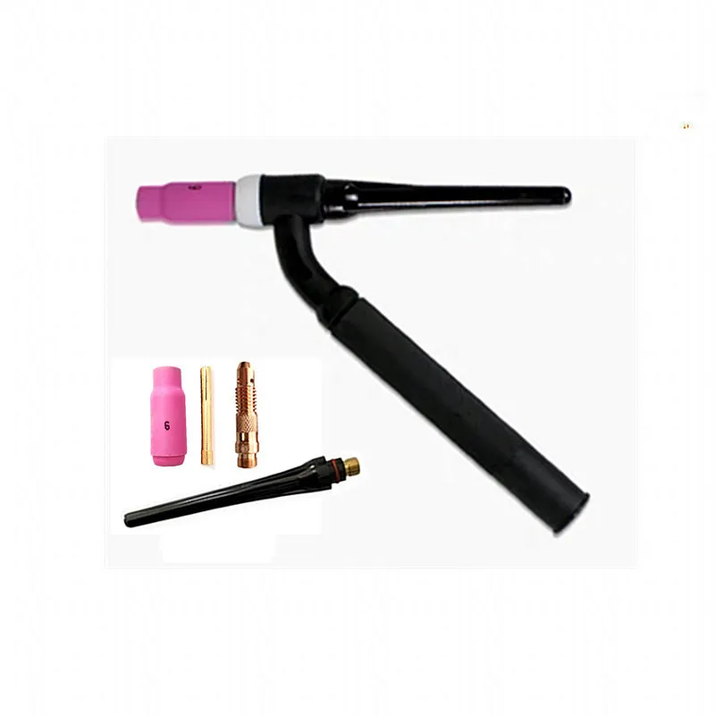 Wp17 WP18 WP26 accessori 360 ° tubo di silicone arbitrario pistola per saldatura ad arco di argon maniglia per pistola fredda ad aria raffreddata ad acqua