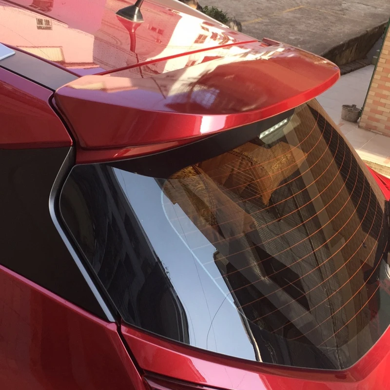 Für Nissan KICKS 2017 18 19 20 Hinten Dach Stamm Deckel Auto Spoiler Flügel ABS Schwarz Carbon Weiß Außen Tuning Zubehör teile