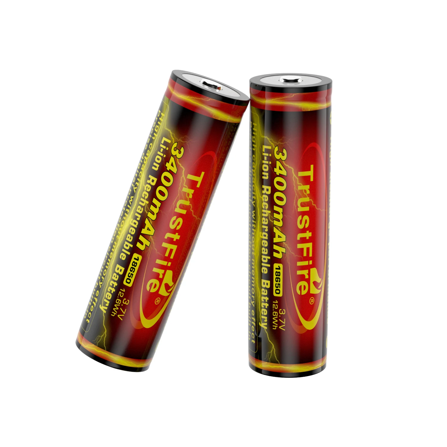 2 sztuk/partia Trustfire 18650 bateria 3.7V 3400 mAh litowo-jonowy aparat latarka latarka bateria 18650 akumulator PCB