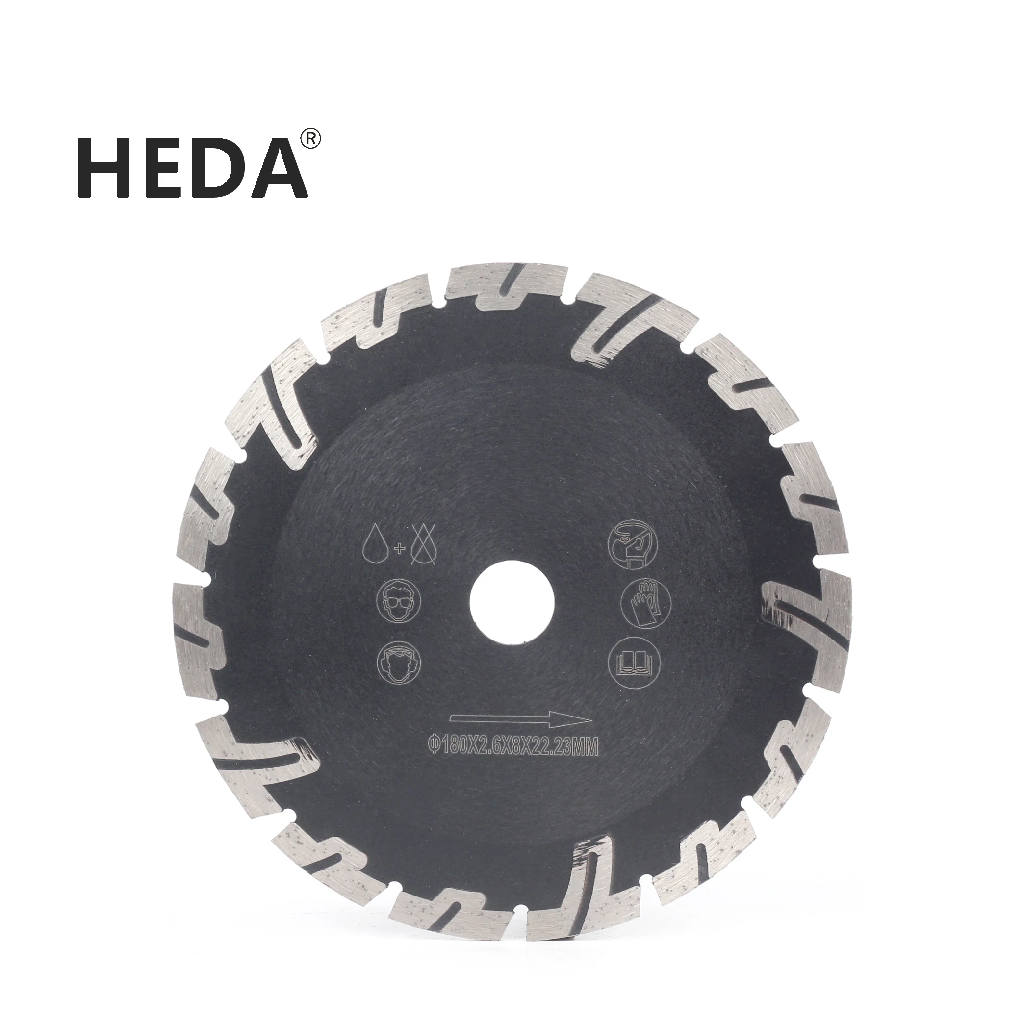 Heda105/125/180/230mmホットプレスターボダイヤモンドカッティングディスク丸鋸刃コンクリートセラミック大理石セラミック花崗岩