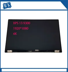 13.4inch For XPS 13 9300 P117G P117G001 P117G002 LCD FHD TOUCH OR NO Touch Screen Display Assembly Silver
