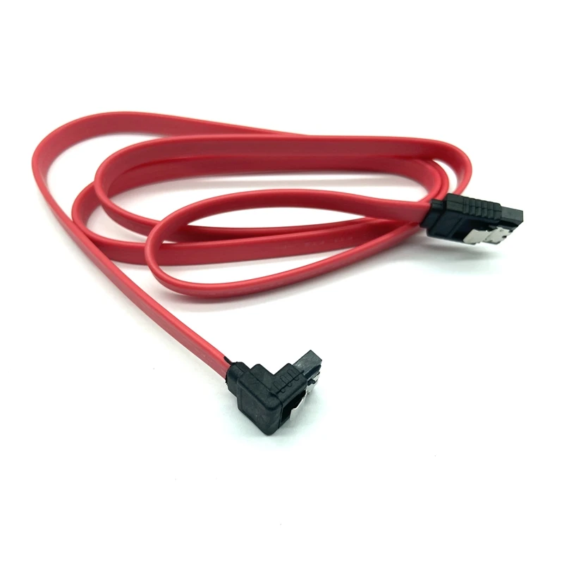 ساتا 7Pin كابل تمديد أنثى إلى أنثى ، قفل قفل ، 90 درجة أعلى سدادة ساتا زاوية للقرص الصلب ، ، m ، 45