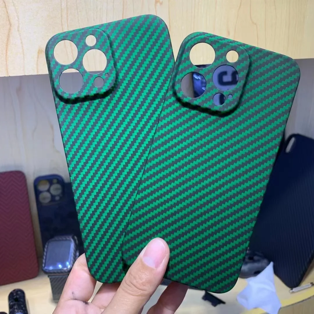 

Чехол из настоящего углеродного волокна для телефона iPhone 13 Pro Max из чистого арамидного волокна, Ультратонкий защитный чехол для мини-камеры iphone 13