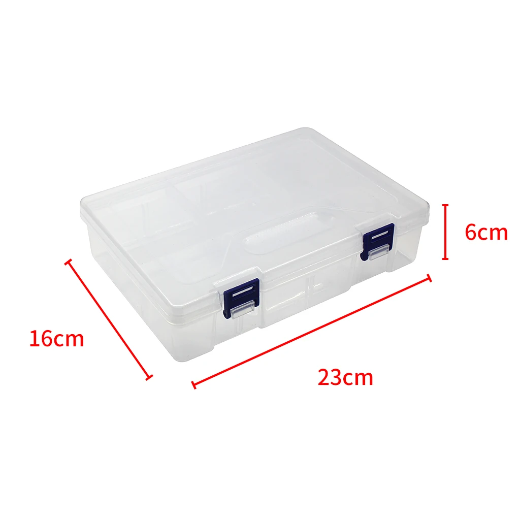 10 Grid can be remov transparent plastic small box kit storage box jewelry jewelry box electronic components parts finishing box