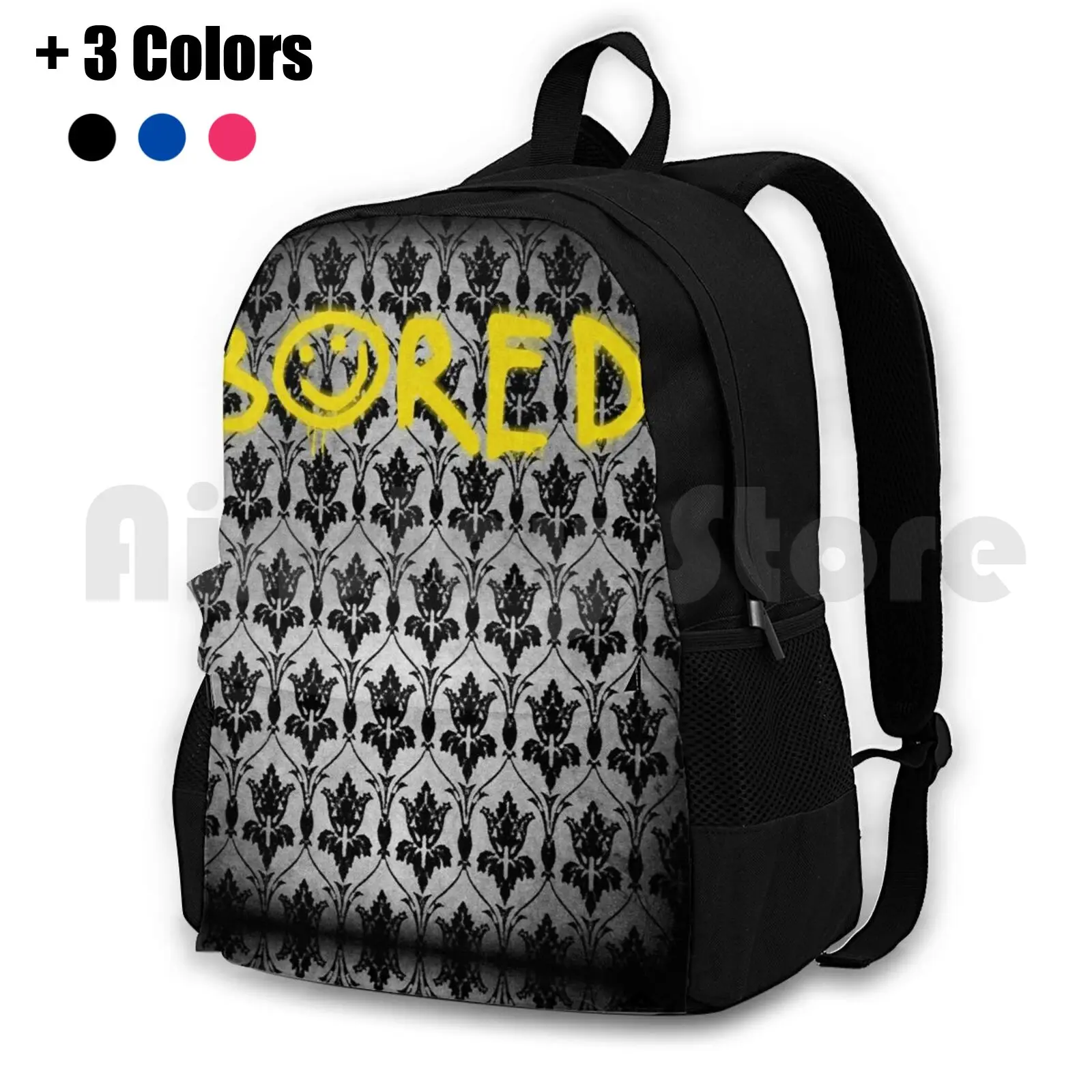 Sherlock-Bored ( With Wallpaper ) Outdoor Hiking Backpack Waterproof Camping Travel Sherlock Watson John Watson Moriarty Tv