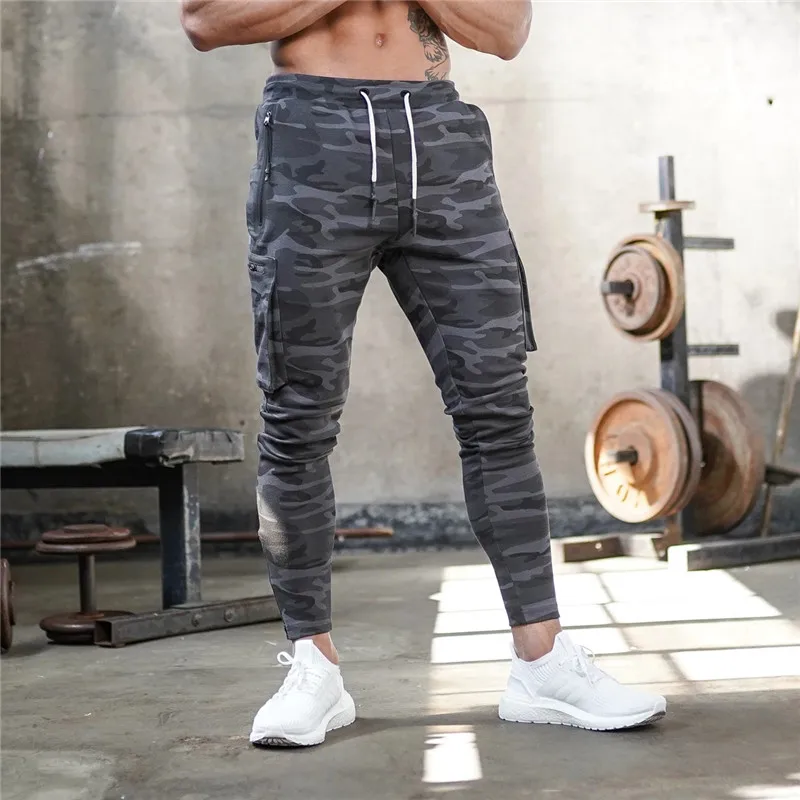 2024 NEW Men pants Sweatpants Man Gyms Workout Fitness Sports Trousers Male Running Skinny Track Pants Training Jogger Pants men