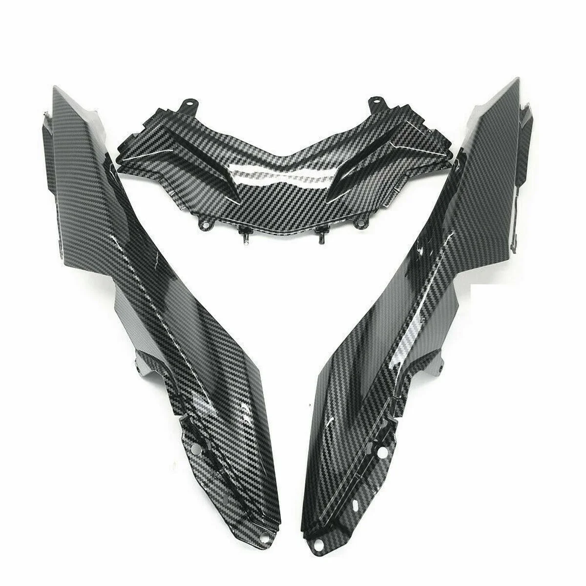 

Carbon Fiber Pattern Rear Seat Side Fairing Cowl Panel for Kawasaki 2013-2017 Ninja 300