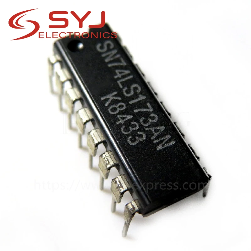 10pcs/lot SN74LS173AN SN74LS173N HD74LS173P 74LS173 DIP-16 In Stock