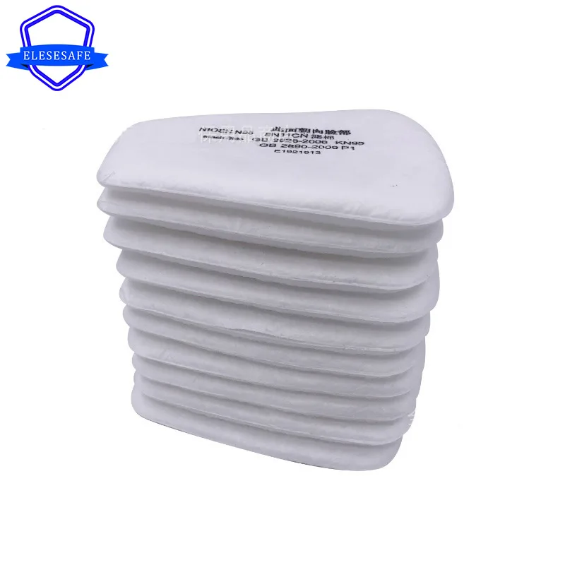 5N11 Cotton Filters 6200/7502/6800 Mask Respirator Accessories Dust-Proof Filter For Work Daily Safety