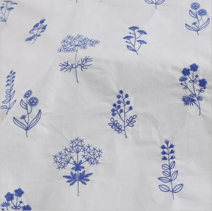 Flat embroidered cloth, plant embroidery, hand-made fashion housewares, dress decoration fabrics