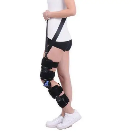 

Knee Brace With Cool Postoperative fixation Of Genual Fracture Knee Joint Adjustable Medical Hinged Support Ligament Strain