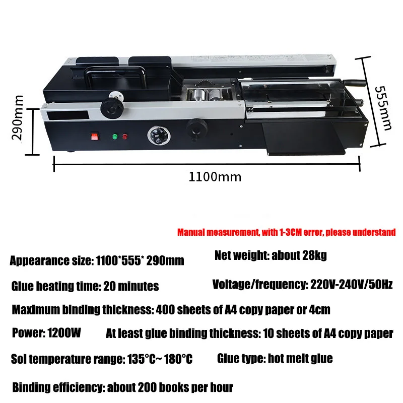 460A горячий клей связывающая машина A4 термоплавкий СГИБ автоматическая клей связывающая машина электрическая связывающая машина