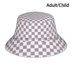 Damier Azur Bucket Hat Sun Cap Damier Azur Hypebeast Fashion Designer Trendy Aesthetic Luxury Summer White Paris Rap Star