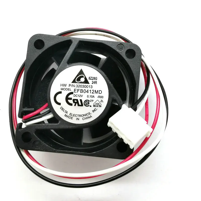 

New Original EFB0412HHD R00 0.15A EFB0412MD 0.10A 4CM DC12V 40x20MM 3Lines Alarm Signal Cooling Fan