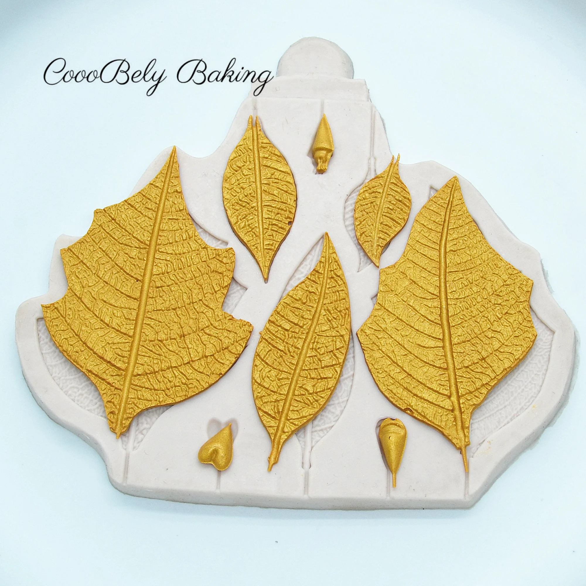 Leaf Sugarcraft Silicone Mold Fondant Mold Cake Decorating Tools Chocolate Mould DIY Baking Candy Maker Mousse Mould