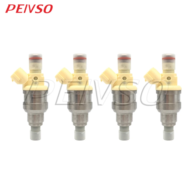 PEIVSO 4pcs INP-081 F2G8-13-250 Fuel Injector For MAZDA B2200 2.2L 1990~1993 INP081 F2G813250