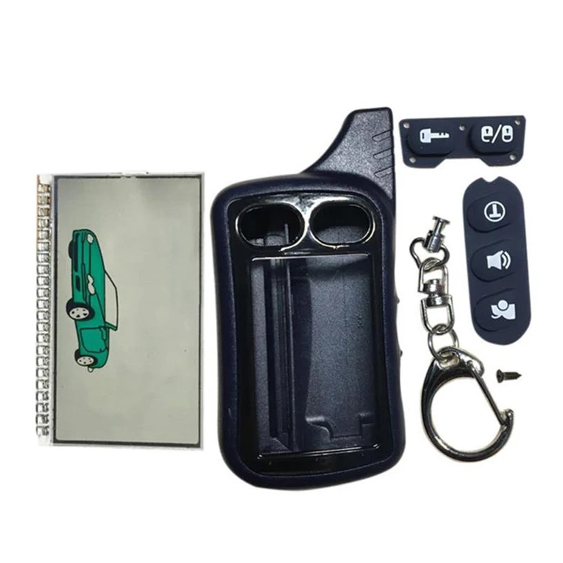 Tz9010 Keychain Body case + Lcd Display For Russia Tomahawk tz-9010 LCD Remote Control two way car alarm system Tomahawk tz9010