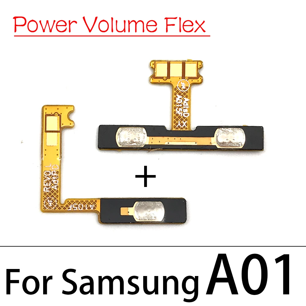 50Pcs，Volume Power On Off Button Key Flex For Samsung A10 A20 A30 A40 A50 A70 A01 A11 A10s A20s A21s A30s A51 A21 A31 A71 A50s