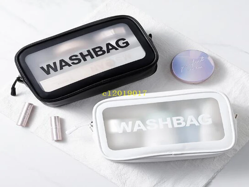 

Web celebrity cosmetic bag transparent waterproof wash bag