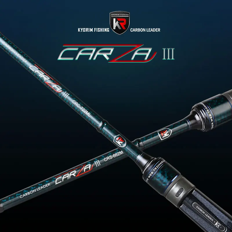 Kyorim CARZA3 LURE ROD 2 Sections TORAYCA CARBON+SPECIAL X FUJI K GUIDE ALCONITE RING FUJI REEL SEAT  Fishing ROD Fast Action