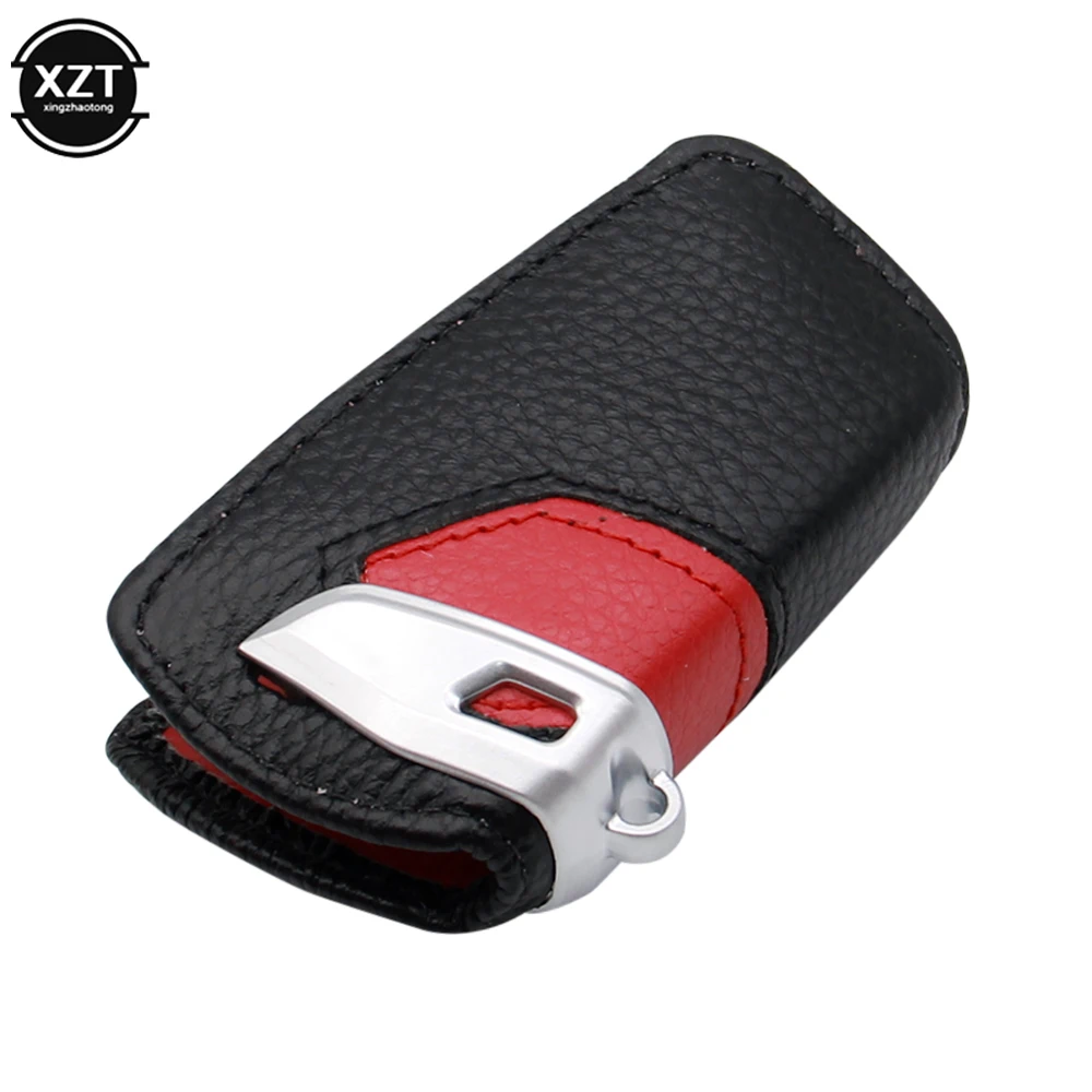 Genuine Leather Car Key Quality Metal Fitting Nice Stitch Cover Case Holder for BMW GT7 NEW 5 Series X3 116I 118I Multicolors