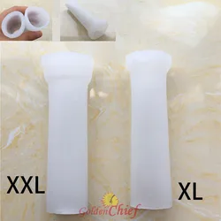 XXL Penis Sleeve Extender Glans Protector Cap slevees for men Enlargement Pump Silicone Replacement Penile kit Stretcher Pene