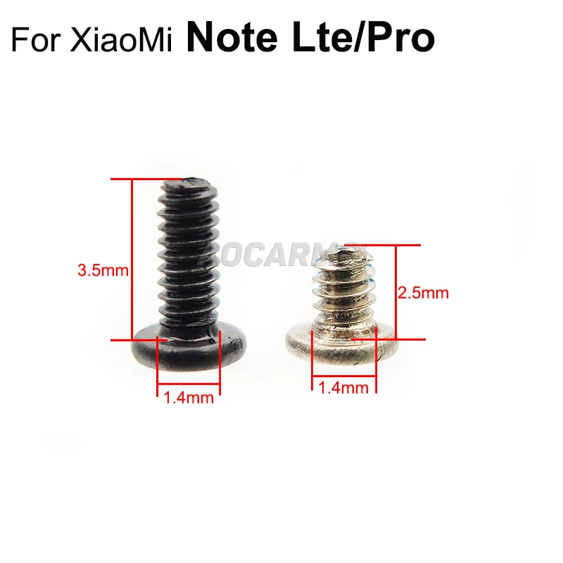 Aocarmo For XiaoMi Note Lte For XiaoMi Note Pro Inside Motherboard Screws Middle Frame Screw Bolt Replacement Parts