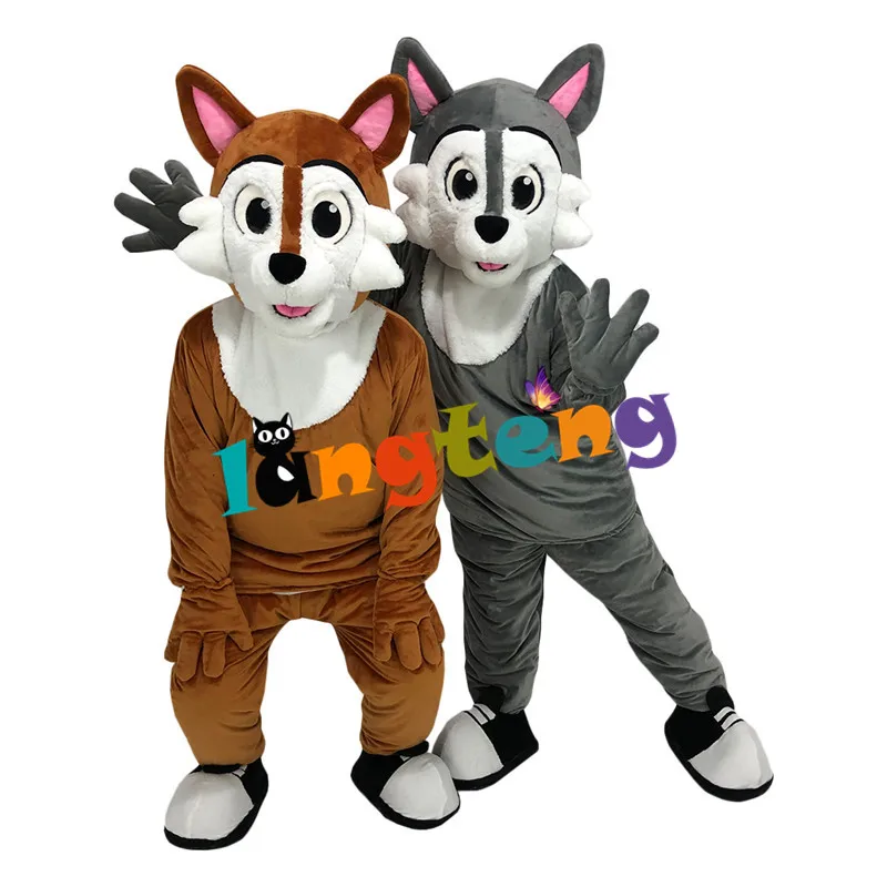 M1185 Furry Costuming Animal Cartoon Husky Dog Mascot Costumes