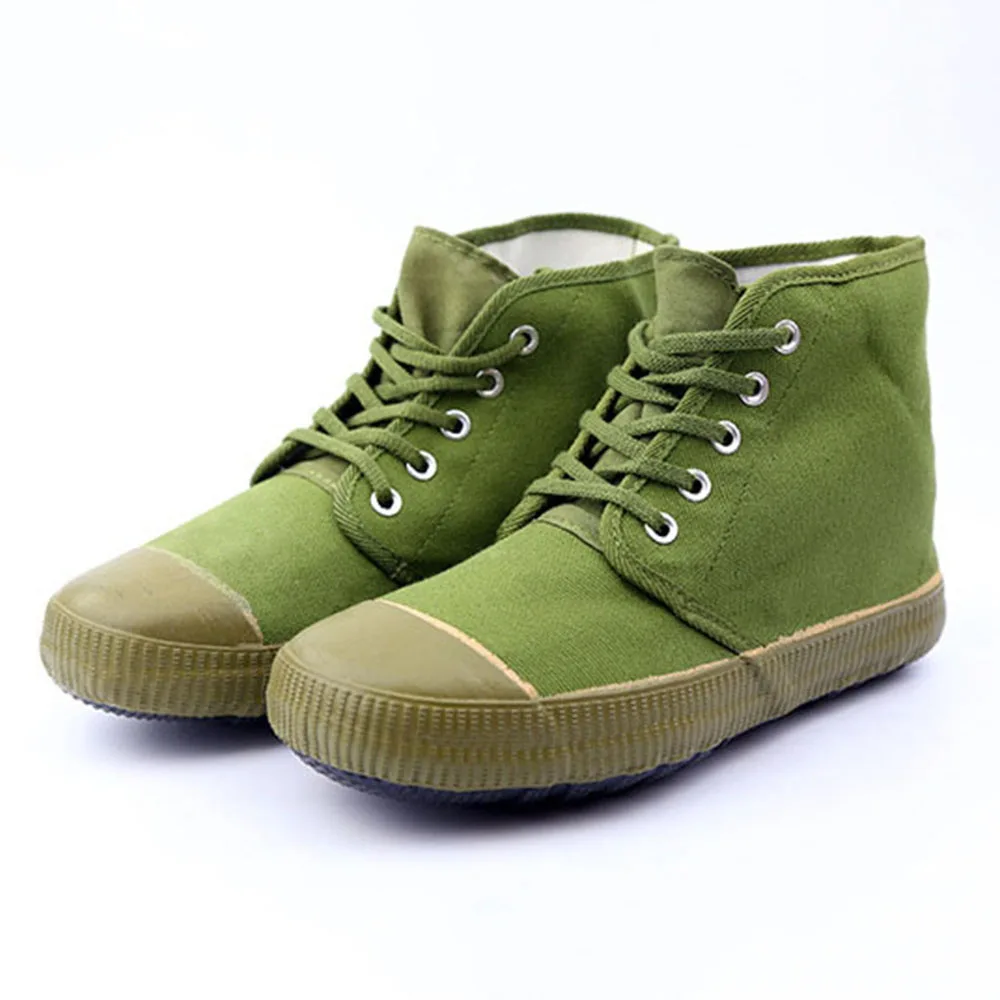 CHINESE ARMY PLA TYPE 65 LIBERATION HIGH SHOES CANVAS BOOTS