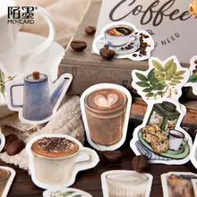 Vintage Coffee Shop Stickers 45pcs #4