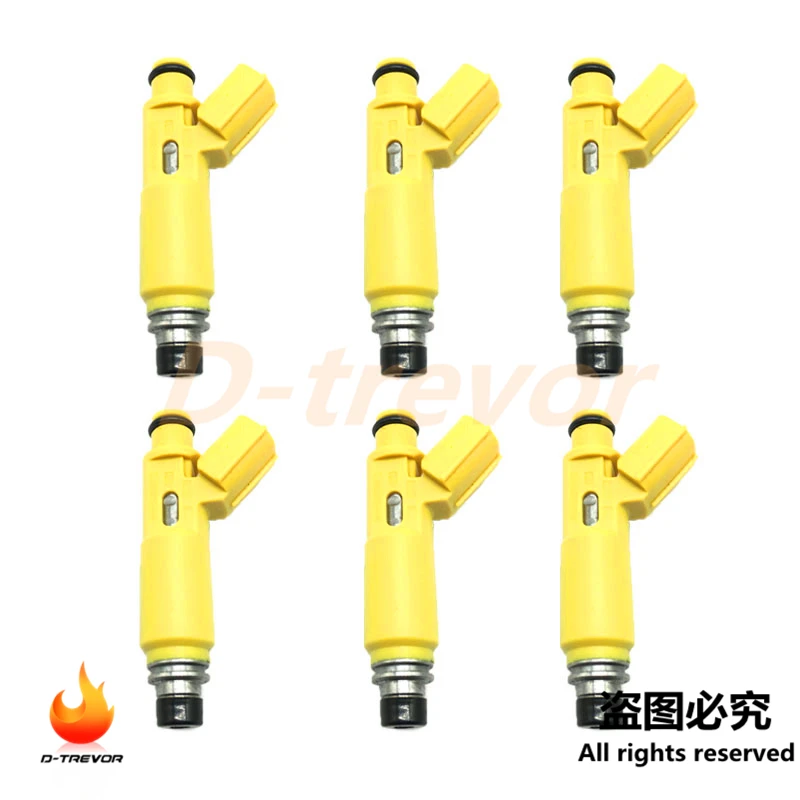 

6Pcs 23250-28050 Fuel Injector Nozzle For 2001-2003 Toyota RAV4 2.0.L