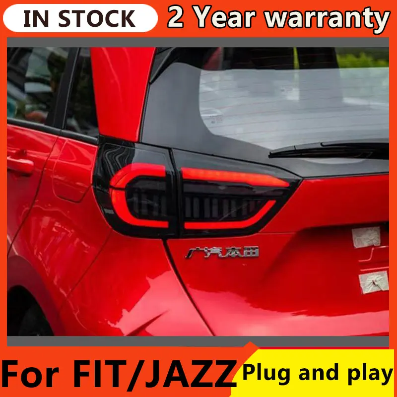 For Car HONDA FIT JAZZ GR9 Tail Lamp 2020-2021 Led Fog Lights DRL Day Running Light Tuning Car Accessories FIT JAZZ Tail Lights