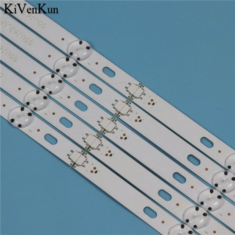 LED Backlight Strips For LG 55UJ6560 55UJ670V 55UK6100PLB LED Bars Band Rulers SSC 55LJ55_FHD_A 55UJ63_UHD_B Innotek 17Y 55inch image 4