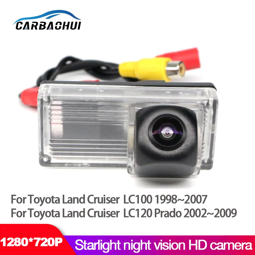 

Car Starlight night vision rear view reversing camera For Toyota Land Cruiser LC100 LC120 Prado 1998~2014 CCD HD Waterproof