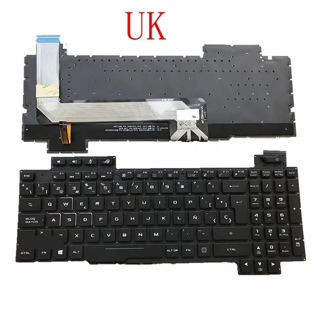 SP/LA /UK/GR Backlit keyboard for ASUS ROG GL703V GL703VD GL703VM GL703G GL703GE GL703GS GL703GM Spanish