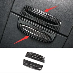 For Toyota Highlander Kluger 2014 2015 2016 2017 2018 2019 2020 ABS Carbon fiber style Armrest Box Switch Cover Trim