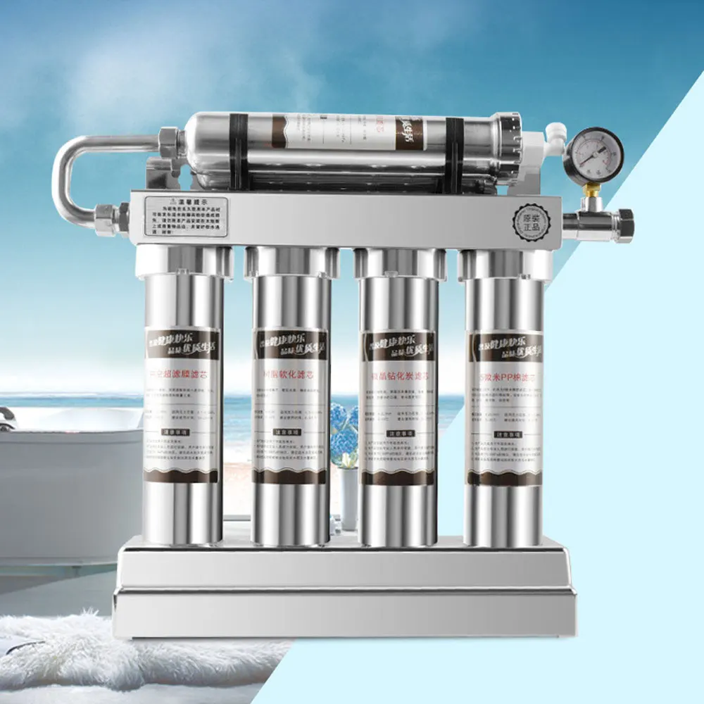 

Household 304 Stainless Steel Under-Counter Wall-Mounted Five-Stage Filter Water Purifier Ultrafiltration Water Purifier