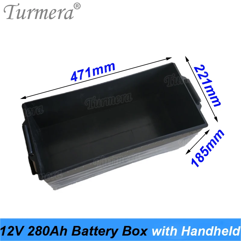 Turmera-caja de almacenamiento de batería Lifepo4, 12V, 90Ah, 120Ah, 200Ah, 280Ah, 3,2 V, carcasa para sistema de energía Solar y fuente de alimentación ininterrumpida