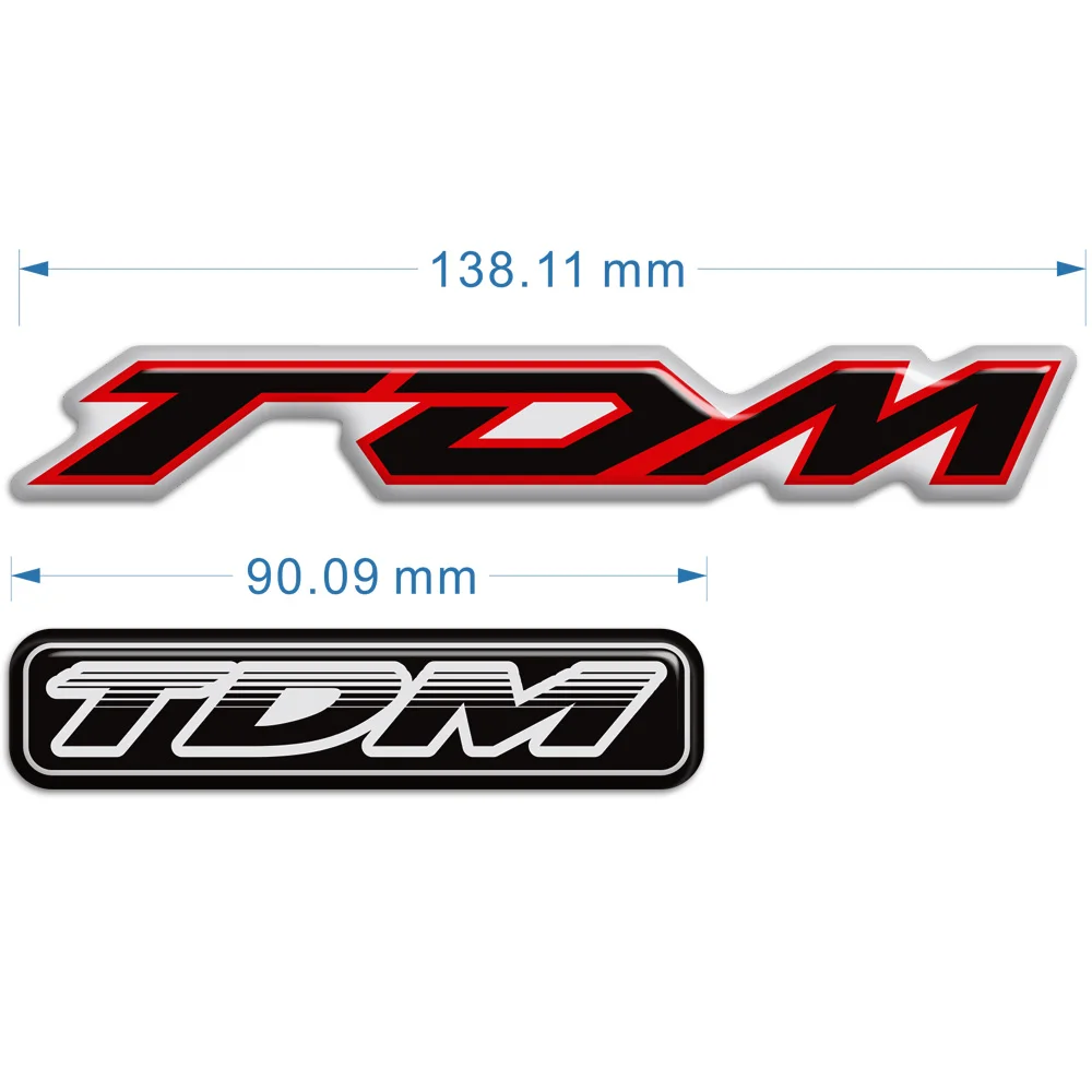 สำหรับ Yamaha รถจักรยานยนต์สติกเกอร์ TDM 850 900 Protector Fairing การใช้ถัง Pad ชุดรูปลอก Emblem Badge โลโก้อุปกรณ์เสริม