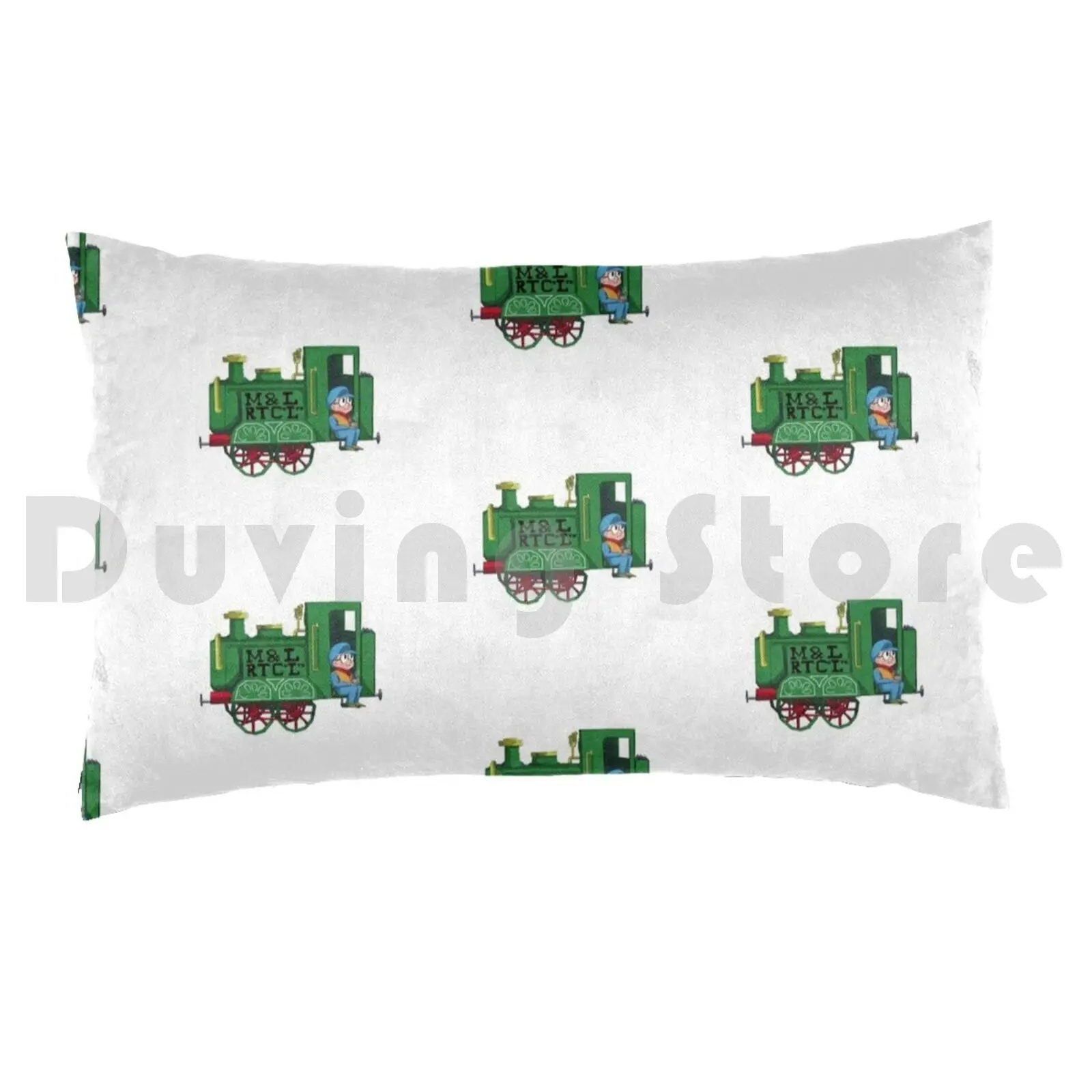 Enjoying My Tea With Ivor Here Pillow case 1298 Ivor The Engine Ivor Trains Cartoon Children Book