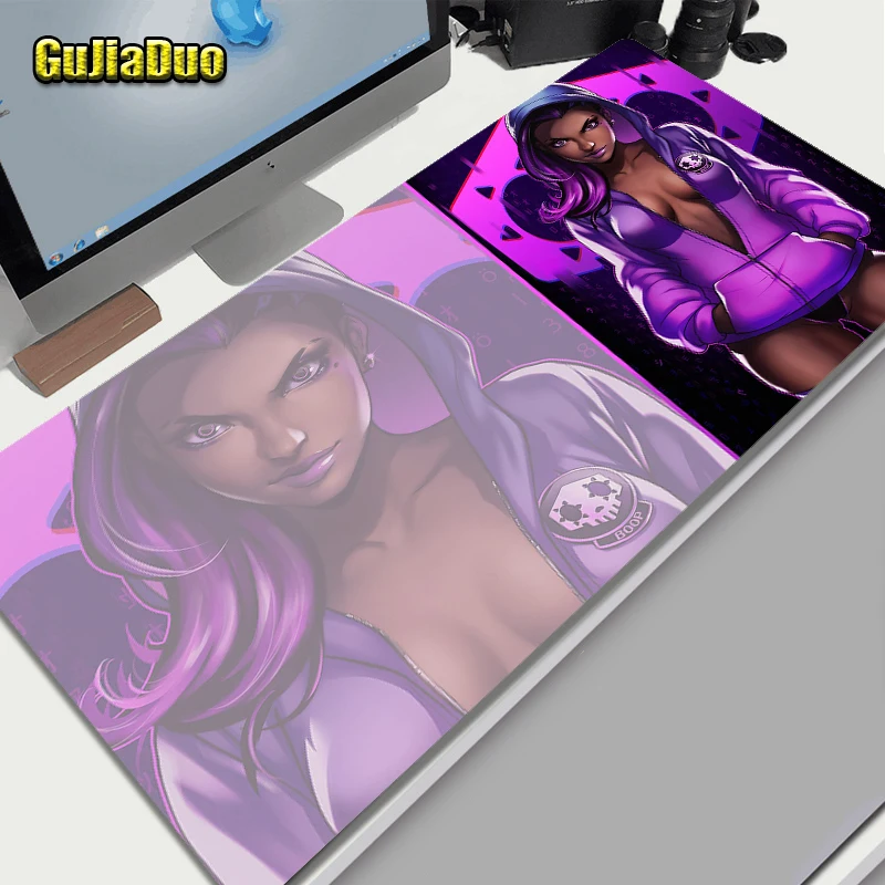 400X900 Ekstra Besar Gamer Sombra Mouse Pad Laptop Pc Cushion Gaming Room Aksesoris Anime Mousepad XXL Kecepatan Non-slip Meja Tikar