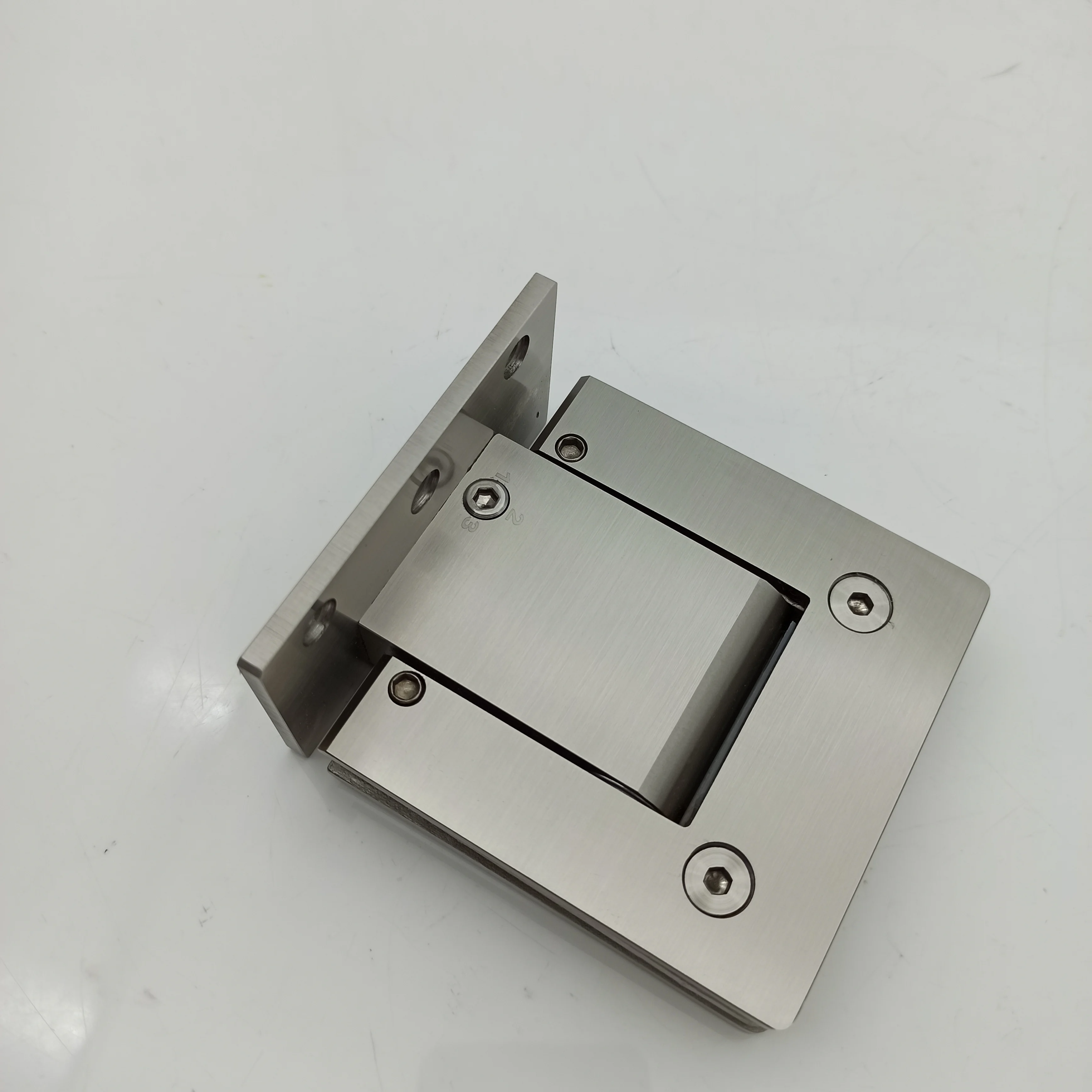 Wholesale 90 degree Soft closing Stainless steel 304 hydraulic glass door clamp shower glass doors hinge