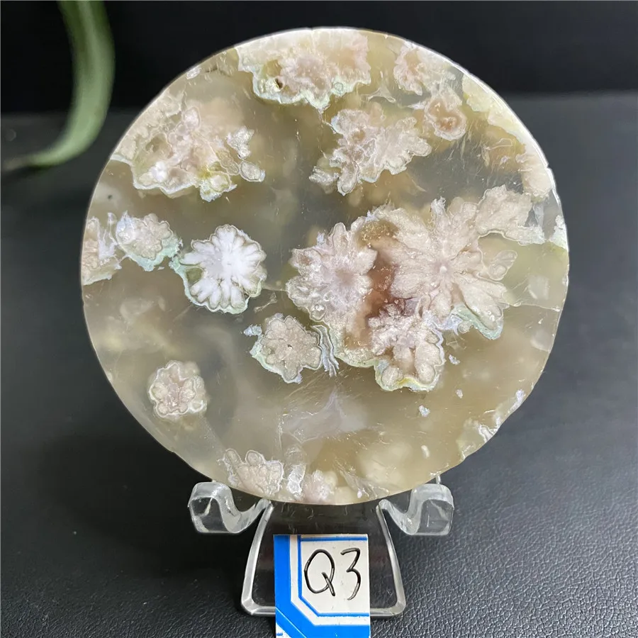 الطبيعية زهر الكرز العقيق العينات المعدنية كريستال شفاء مكتب الريكي ديكورات المنزل غرفة ديكور #3