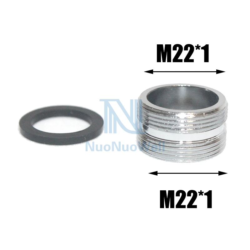 2 шт. M22 X M22 равных наружная резьба стиральная машина кран преобразования адаптер Кухня Ванная комната воды соединения ленты